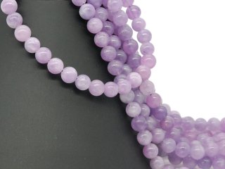 Ametrine strand - spheres 10 mm lilac, length 38 cm, colored /4882