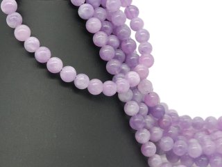 Boules damétrine violettes percées
