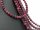 Garnet strand - spheres 8.5 mm wine red, cloudy, colored, length 39 cm /4716