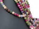 Tourmaline strand - spheres 8 mm multicolor, colored,...