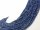 Cordon - Lapis, rondelle facettée 3x4mm bleu, longueur 39cm /2319