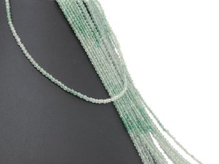 Pierced, mixed gemstones for jewellery