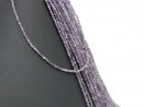Ametrine strand - faceted 2.5  mm lilac gray, length 39.5...