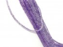 Amethyst Strang - Kugeln 4 mm lila violett, Länge 39...