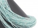 Faceted Amazonite Beads in Blue