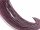 Faceted, pierced, violet garnet beads