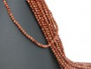 Gold sand strand - faceted spheres 4 mm gold glittering...