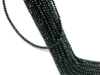 Boules de pierres précieuses facettées, percées et scintillantes