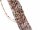 Turmalin Strang - facettierte Würfel 2 mm dunkel multicolor, Länge 38,5 cm /3972