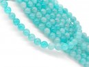 Candy blue amazonite beads