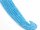 Faceted, pierced, blue howlite beads