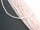 Perlmutt Strang - facettierte Kugeln 2 mm rosa weiß, Länge 38 cm /2991