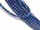 Lapis strand - spheres 7 mm blue and gray, length 40 cm...