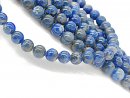 Lapis strand - spheres 10 mm blue and gray, length 38.5...