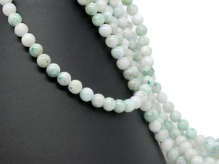 Perles de jaspe colorées et percées