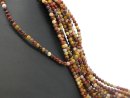 Colourful, drilled jasper beads