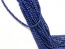 Lapis strand - spheres 6 mm blue and gray, length 38 cm...