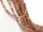 Cordon d´aventurine - boules 6,5mm brun rouge clair, longueur 38cm /4862