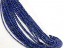 Lapis Strang - facettierte Rondelle 2x3 mm blaugrau,...