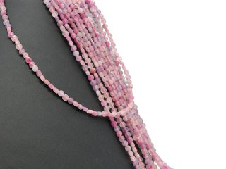 Tourmaline strand - faceted discs 3x4 mm pink, length 39 cm /1033