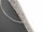 Labradorit Strang - facettierte Scheiben 3x4 mm grau, seidig schimmernd, Länge 38,5 cm /2288