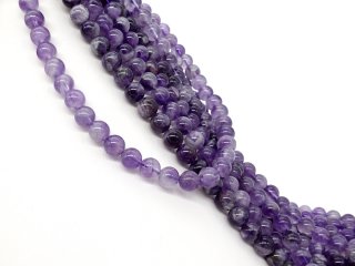 Boules daméthyste percées