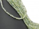 Faceted green garnet beads