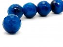 A blue agate ball