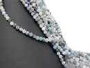 Perles daigue-marine bleu-vert étincelantes