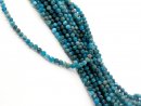 Sparkling blue apatite beads