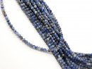 Sparkling blue gemstone strand with sodalite