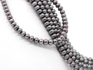 Grandes perles de culture lilas