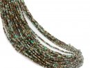 Small, green chrysoprase beads
