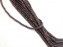 Faceted garnet beads