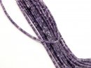 Cylindres de fluorite percés de couleur lilas