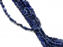 blue gemstone strand with sodalite