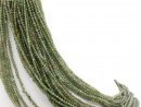 Sparkling green apatite beads