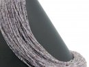Faceted, pierced amethyst beads