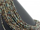 faceted turquoise beads in blue green and brown