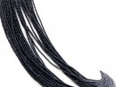 Glittering, pierced gemstone beads