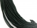 Glittering, pierced gemstone beads