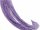 Faceted, pierced amethyst beads