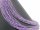 Faceted, pierced amethyst beads