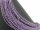 Faceted, pierced amethyst beads