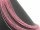 Facettierte, rosa, durchbohrte Turmalinperlen