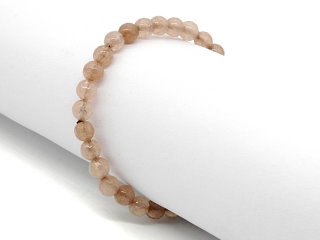 Bracelet brun avec boules dagate à facettes
