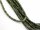 Moss-green, pierced serpentine rondelle