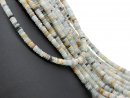 Rondelle damazonite colorée et percée