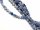 Coeurs percés en sodalite bleue et grise
