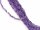Durchbohrte, kieselförmige Amethyste
